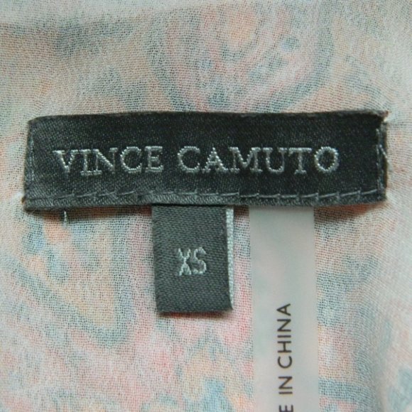 Vince Camuto Pink Orange Blue Sleeveless Spaghetti Strap Summer Top  Size XS - Picture 7 of 8